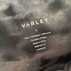 Varley Let's Go High Rise‎ Leggings in Concrete Leaf Size L